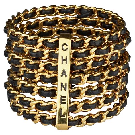 chanel cuff|vintage chanel cuff bracelet.